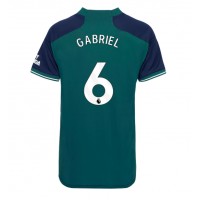 Arsenal Gabriel Magalhaes #6 Tredjedrakt Dame 2023-24 Kortermet